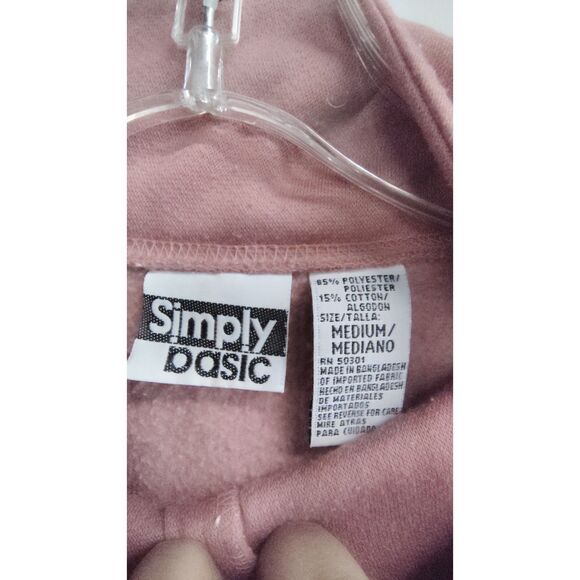 VTG Simply Basic Men's Dust Purple and Gray Stripe Medium Polo Sweater - Picture 5 of 6